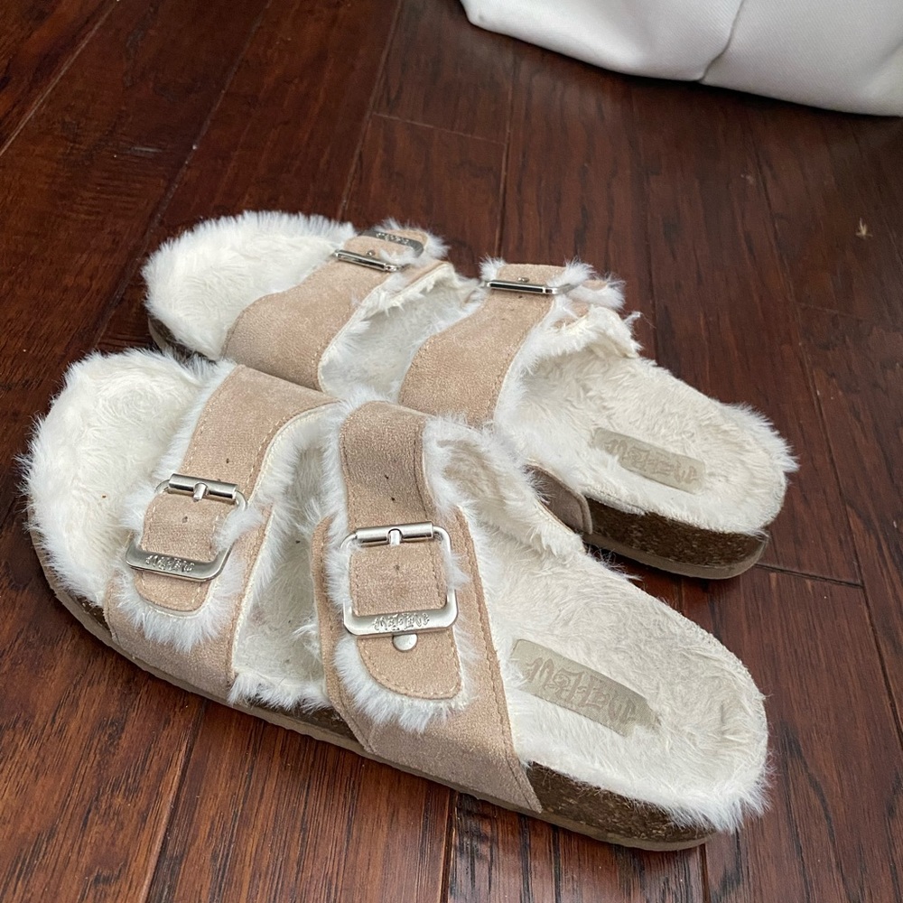 Fuzzy Sandals